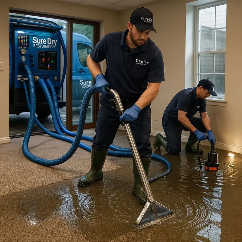 Water Extraction and Removal process in Shrewsbury, MA